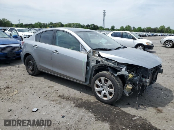 2013 Mazda 3 i SV with VIN JM1BL1TG5D1796307, listed as a Copart auction lot 54529955 with 89,558 mi miles and Salvage title. Bid and sale history available at DreamBid. Image 4.