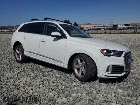 2020 Audi Q7 Premium with VIN WA1AXAF76LD013322, listed as a Copart auction lot 61510375 with 56,215 mi miles and Salvage title. Bid and sale history available at DreamBid. Image 4.