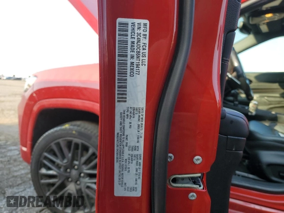 2022 Jeep Compass (RED) Edition with VIN 3C4NJDCB6NT194177, listed as a Copart auction lot 64961975 with 68,114 mi miles and Clean title. Bid and sale history available at DreamBid. Image 13.