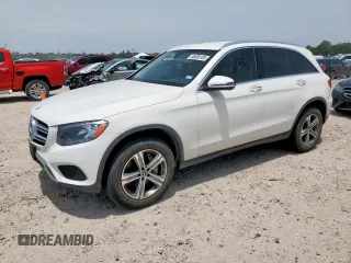 2019 Mercedes-Benz GLC 300 z VIN WDC0G4JB1K1004858, wystawiony jako Copart lot #56988185 z przebiegiem 46 328 mil mil oraz Szkoda całkowita • Salvage title. Historia ofert i sprzedaży dostępna na DreamBid. Obrazek 1.