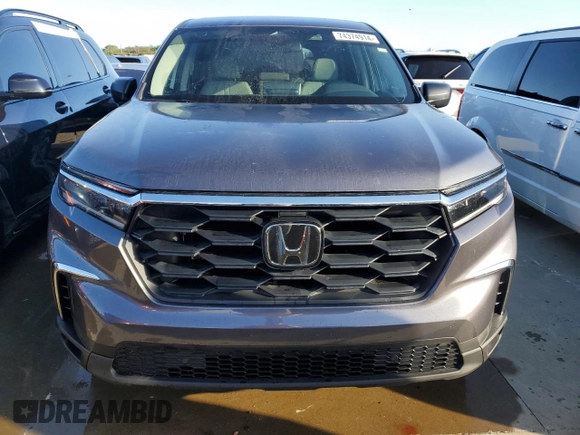 2023 Honda Pilot LX with VIN 5FNYG2H21PB003100, listed as a Copart auction lot 74374914 with 15,672 mi miles and Non Repairable. Bid and sale history available at carsss.com. Image 5.