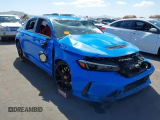 2025 Honda Civic Type R z VIN JHMFL5G49SX001017, wystawiony jako IAAI lot #41722185 z przebiegiem 3492 mil mil oraz . Historia ofert i sprzedaży dostępna na DreamBid. Obrazek 1.