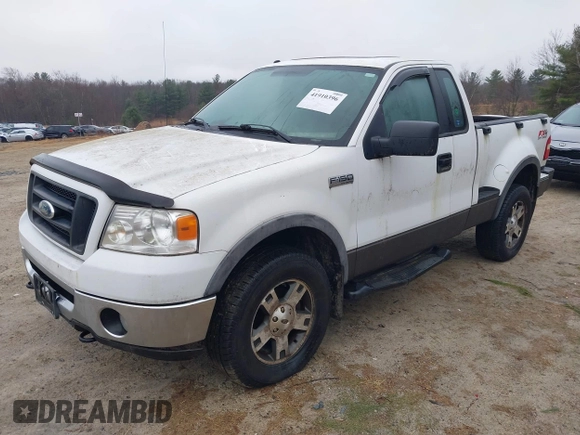 2008 Ford F-150 XLT with VIN 1FTRF045X8KB39189, listed as a IAAI auction lot 41910396 with 103,154 mi miles. Bid and sale history available at carsss.com. Image 2.