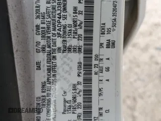2011 Ford Fiesta S с VIN 3FADP4AJ3BM115662, выставлен на аукционе Copart как лот 51329045 с пробегом 106 427 миль миль и Списание • Salvage title. История ставок и продаж доступна на DreamBid. Изображение 12.