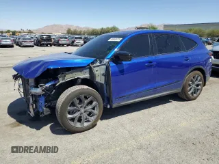 2024 Acura MDX w/A-Spec Package with VIN 5J8YE1H00RL005047, listed as a Copart auction lot 60940675 with 14,032 mi miles and Salvage title. Bid and sale history available at DreamBid. Image 1.