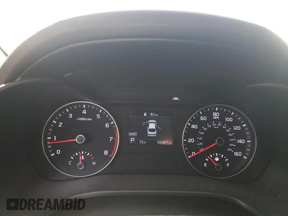 2021 Kia Forte EX with VIN 3KPF54AD6ME323017, listed as a Copart auction lot 47829575 with 43,467 mi miles and Salvage Title. Bid and sale history available at DreamBid. Image 9.