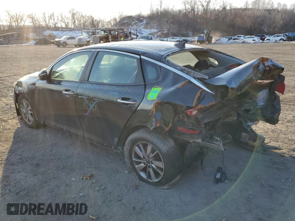 2019 Kia Optima LX with VIN 5XXGT4L31KG279267, listed as a Copart auction lot 42716425 with 83,062 mi miles and Non Repairable. Bid and sale history available at DreamBid. Image 2.
