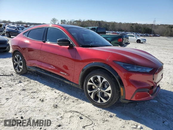 2022 Ford Mustang Mach-E Premium with VIN 3FMTK3R79NMA29148, listed as a Copart auction lot 50114695 with 37,903 mi miles and Salvage Title. Bid and sale history available at DreamBid. Image 4.