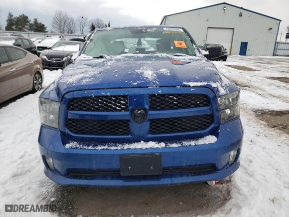2018 Ram 1500 Express with VIN 1C6RR7FG3JS235385, listed as a Copart auction lot 78822804 with 0 mi miles and Non Repairable. Bid and sale history available at carsss.com. Image 5.