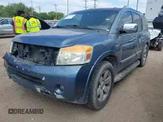 2011 Nissan Armada SV with VIN 5N1BA0ND6BN611508, listed as a IAAI auction lot 42031384 with 228,523 mi miles and . Bid and sale history available at DreamBid. Image 2.