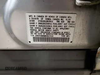 2006 Acura MDX Touring w/Navi with VIN 2HNYD18896H507033, listed as a Copart auction lot 84427904 with 238,451 mi miles and Salvage Title. Bid and sale history available at carsss.com. Image 13.