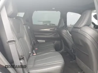 2025 Infiniti QX60 Luxe with VIN 5N1AL1FS8SC333957, listed as a Copart auction lot 57148515 with 22,624 mi miles and Salvage title. Bid and sale history available at DreamBid. Image 11.