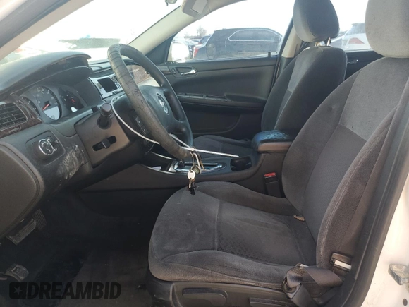 2012 Chevrolet Impala LS Fleet with VIN 2G1WF5E34C1216542, listed as a Copart auction lot 43608895 with 215,566 mi miles and Salvage Title. Bid and sale history available at DreamBid. Image 7.