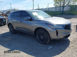 2023 Acura RDX Advance with VIN 5J8TC2H8XPL013018, listed as a IAAI auction lot 42102048 with 16,416 mi miles and . Bid and sale history available at DreamBid. Image 1.