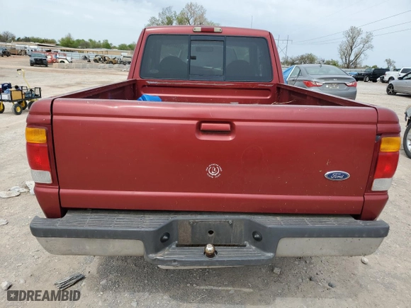 1998 Ford Ranger XL with VIN 1FTYR14U5WPB63948, listed as a Copart auction lot 51537275 with 198,874 mi miles and Clean Title. Bid and sale history available at carsss.com. Image 6.