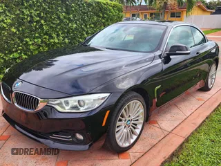 2015 BMW 4 Series 435i xDrive with VIN WBA3T7C56FPW79760, listed as a Copart auction lot 52822115 with 95,605 mi miles and Salvage Title. Bid and sale history available at carsss.com. Image 2.
