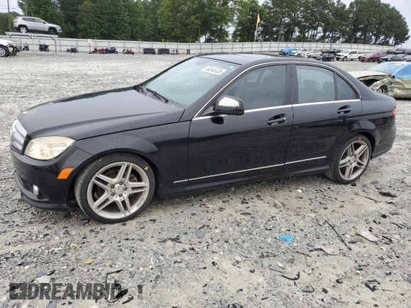 2008 Mercedes-Benz C 300 Sport with VIN WDDGF54X58F111191, listed as a Copart auction lot 58345335 with 181,634 mi miles and Salvage title. Bid and sale history available at DreamBid. Image 1.