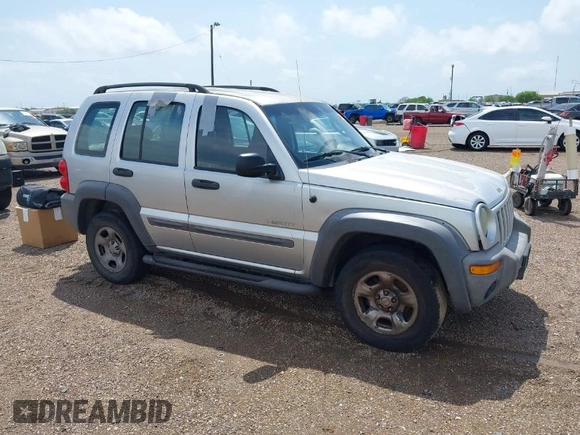 2004 Jeep Liberty Sport with VIN 1J4GK48K04W107472, listed as a IAAI auction lot 41897085 with 234,492 mi miles and . Bid and sale history available at DreamBid. Image 1.