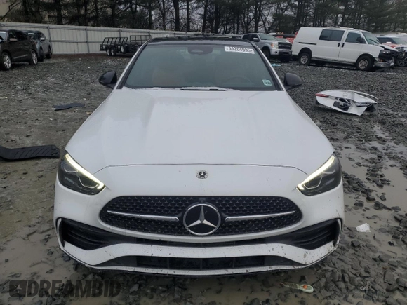 2023 Mercedes-Benz C 300 with VIN W1KAF4HB2PR079084, listed as a Copart auction lot 44204085 with 20,538 mi miles and Salvage Title. Bid and sale history available at DreamBid. Image 5.