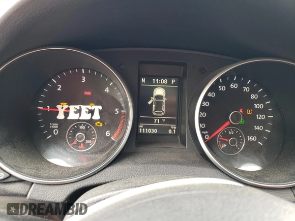 2013 Volkswagen Jetta SportWagen TDI with VIN 3VWPL7AJ3DM644517, listed as a Copart auction lot 53991585 with 111,030 mi miles and Salvage Title. Bid and sale history available at carsss.com. Image 9.