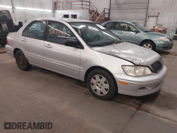 2003 Mitsubishi Lancer ES with VIN JA3AJ26EX3U080807, listed as a IAAI auction lot 42831941 with 156,360 mi miles and . Bid and sale history available at DreamBid. Image 1.