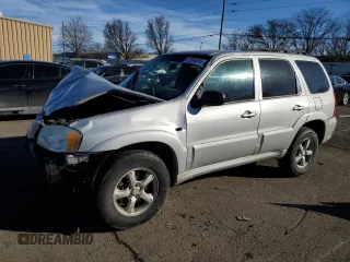 2006 Mazda Tribute S with VIN 4F2YZ04166KM17017, listed as a Copart auction lot 42969365 with 217,984 mi miles and Salvage Title. Bid and sale history available at carsss.com. Image 1.