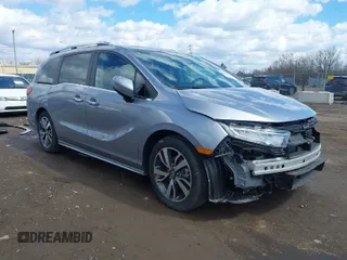 2022 Honda Odyssey Touring with VIN 5FNRL6H80NB039904, listed as a IAAI auction lot 41849132 with Not Provided miles and . Bid and sale history available at DreamBid. Image 1.
