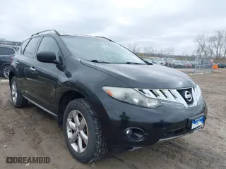 2010 Nissan Murano SL with VIN JN8AZ1MW1AW127499, listed as a IAAI auction lot 42042114 with 150,571 mi miles. Bid and sale history available at carsss.com. Image 1.