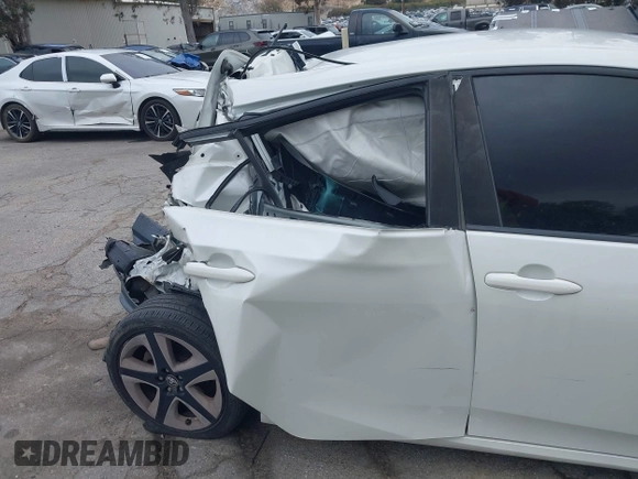 2017 Toyota Prius Two with VIN JTDKARFU3H3031631, listed as a IAAI auction lot 41765402 with 1 mi miles. Bid and sale history available at carsss.com. Image 6.