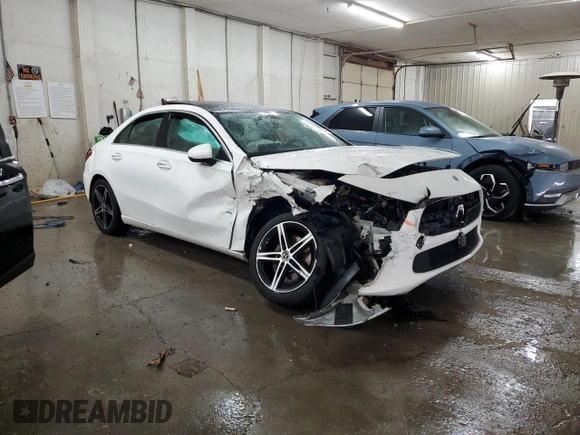 2019 Mercedes-Benz A 220 with VIN WDD3G4FB0KW025382, listed as a Copart auction lot 82545344 with 55,045 mi miles and Salvage Title. Bid and sale history available at DreamBid. Image 4.