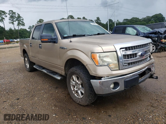 2014 Ford F-150 XL with VIN 1FTFW1EF3EKE76976, listed as a Copart auction lot 62586565 with 184,469 mi miles and Salvage title. Bid and sale history available at DreamBid. Image 4.