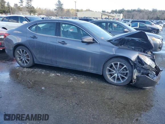 2017 Acura TLX V6 w/Technology Pkg with VIN 19UUB3F58HA000593, listed as a Copart auction lot 43967695 with 83,241 mi miles and Non Repairable. Bid and sale history available at carsss.com. Image 4.
