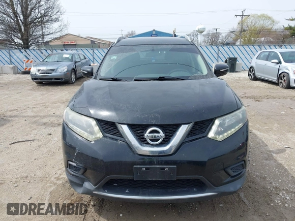 2015 Nissan Rogue SV with VIN 5N1AT2MV2FC811122, listed as a IAAI auction lot 41942521 with 186,965 mi miles. Bid and sale history available at carsss.com. Image 12.