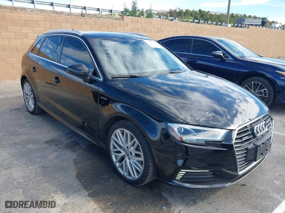 2018 Audi A3 Sportback e-tron Premium Plus with VIN WAUTPBFF6JA065492, listed as a IAAI auction lot 41587907 with NaN miles. Bid and sale history available at carsss.com. Image 1.