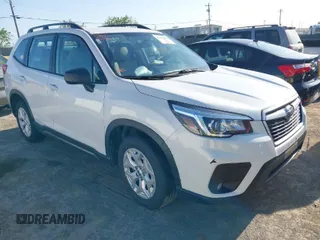 2020 Subaru Forester with VIN JF2SKADCXLH526608, listed as a IAAI auction lot 42002157 with 209,812 mi miles. Bid and sale history available at carsss.com. Image 1.