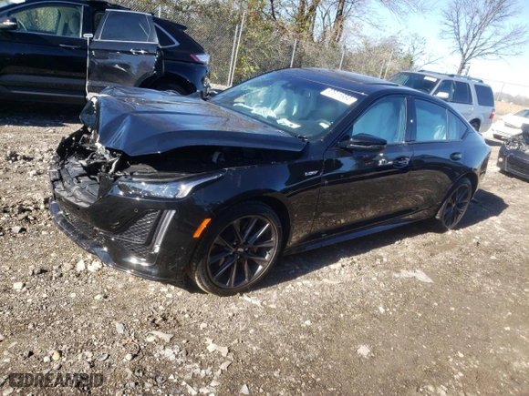 2024 Cadillac CT5-V with VIN 1G6DV5RW0R0130898, listed as a Copart auction lot 82611654 with 214 mi miles and Salvage Title. Bid and sale history available at carsss.com. Image 1.