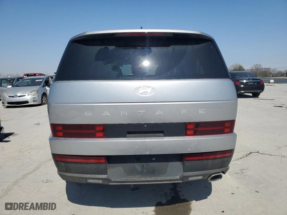 2024 Hyundai Santa Fe SE with VIN 5NMP14GL5RH018378, listed as a Copart auction lot 46814185 with 20,845 mi miles and Salvage Title. Bid and sale history available at carsss.com. Image 6.