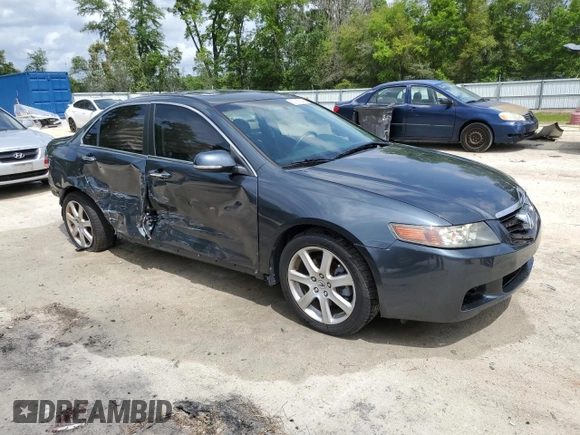 2005 Acura TSX with VIN JH4CL96825C007946, listed as a Copart auction lot 50728545 with 146,739 mi miles and Salvage Title. Bid and sale history available at carsss.com. Image 4.