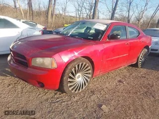 2008 Dodge Charger with VIN 2B3KA43R08H113348, listed as a IAAI auction lot 41851192 with 203,642 mi miles. Bid and sale history available at carsss.com. Image 2.