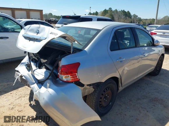 2010 Toyota Yaris with VIN JTDBT4K35A1359371, listed as a IAAI auction lot 41870593 with 207,616 mi miles. Bid and sale history available at carsss.com. Image 4.