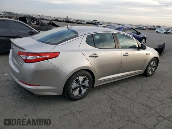 2013 Kia Optima Hybrid LX with VIN KNAGM4AD1D5038791, listed as a Copart auction lot 77612044 with 139,298 mi miles and Clean Title. Bid and sale history available at carsss.com. Image 3.