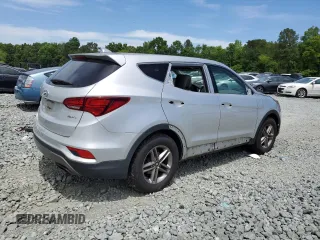 2017 Hyundai Santa Fe 2.4L with VIN 5XYZT3LBXHG485797, listed as a Copart auction lot 57067725 with 177,434 mi miles and Salvage title. Bid and sale history available at DreamBid. Image 3.
