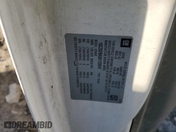 2010 Chevrolet Express Cargo with VIN 1GCZGFBA9A1128647, listed as a Copart auction lot 79081104 with 267,604 mi miles and Clean title. Bid and sale history available at DreamBid. Image 13.