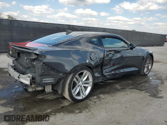 2018 Chevrolet Camaro 2LT with VIN 1G1FD1RXXJ0109421, listed as a Copart auction lot 48668835 with 98,775 mi miles and Salvage Title. Bid and sale history available at carsss.com. Image 3.