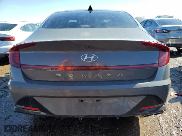 2023 Hyundai Sonata SEL with VIN KMHL64JA0PA290220, listed as a Copart auction lot 46497405 with 23,799 mi miles and Salvage Title. Bid and sale history available at DreamBid. Image 6.