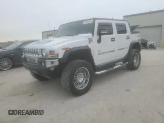 2007 Hummer H2 SUT with VIN 5GRGN22U87H111448, listed as a Copart auction lot 44801265 with 105,209 mi miles and Salvage Title. Bid and sale history available at carsss.com. Image 1.
