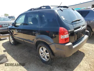 2007 Hyundai Tucson SE with VIN KM8JN12D27U670059, listed as a Copart auction lot 66517934 with 205,893 mi miles and Salvage Title. Bid and sale history available at carsss.com. Image 2.
