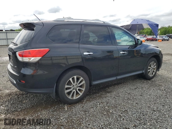 2016 Nissan Pathfinder S with VIN 5N1AR2MM9GC622166, listed as a Copart auction lot 56943115 with 140,656 mi miles and Salvage title. Bid and sale history available at DreamBid. Image 3.