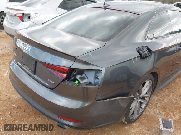 2019 Audi A5 Premium Plus with VIN WAUTNAF56KA061936, listed as a IAAI auction lot 41701015 with 72,318 mi miles and . Bid and sale history available at DreamBid. Image 6.