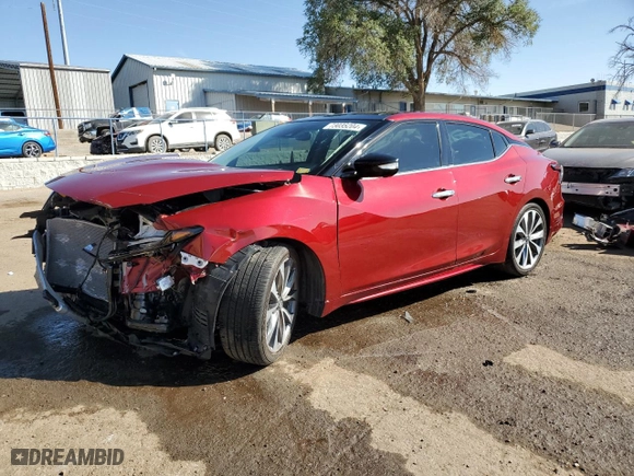 2023 Nissan Maxima Platinum with VIN 1N4AA6FV2PC507438, listed as a Copart auction lot 73035204 with 16,735 mi miles and Salvage Title. Bid and sale history available at carsss.com. Image 1.